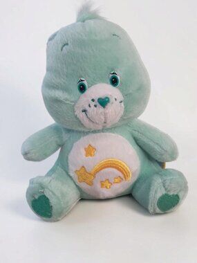Vintage Care Bears 2003 Nanco Wish Bear Plush Arcade Prize Toy NWT